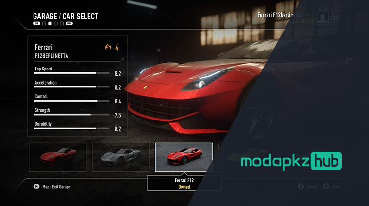 Need For Speed Most Wanted Mod Apk Vehicle Upgrade Options