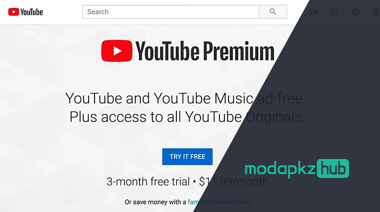 Youtube Mod apk Features Image 1